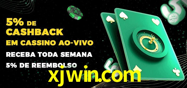 Promoções do cassino ao Vivo xjwin.com